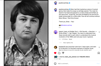 Paul Remembers Brian Wilson