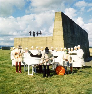 Roll up! Roll up! The Beatles invite you to make a reservation for the Magical Mystery Tour Roll up! Roll up! The Beatles invite you to make a reservation for the Magical Mystery Tour